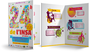 Flyer 24h de l'insa édition 2014 version jour