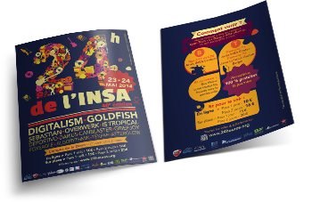 Flyer 24h de l'insa édition 2014 version jour